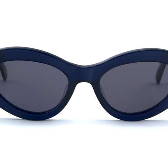 CHIMI "JUST RIGHT"  BLUE CATEYE SUNGLASSES - Picture 4 of 9